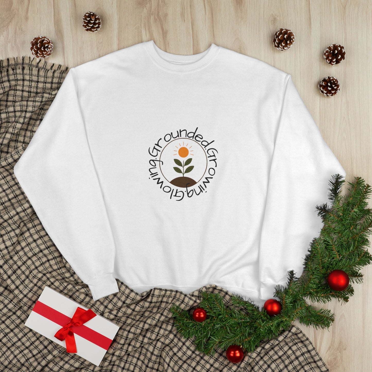 Grounded. Growing. Glowing. – EcoSmart® Crewneck Sweatshirt