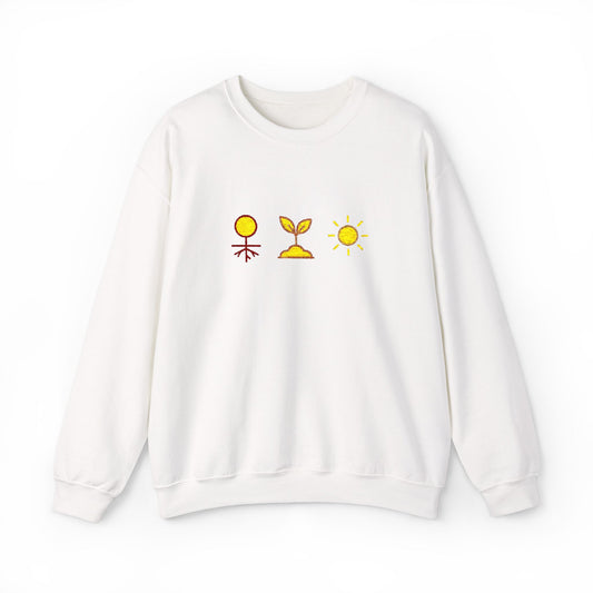 Grounded. Growing. Glowing Crewneck Sweatshirt