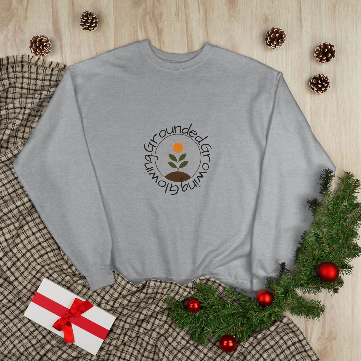 Grounded. Growing. Glowing. – EcoSmart® Crewneck Sweatshirt