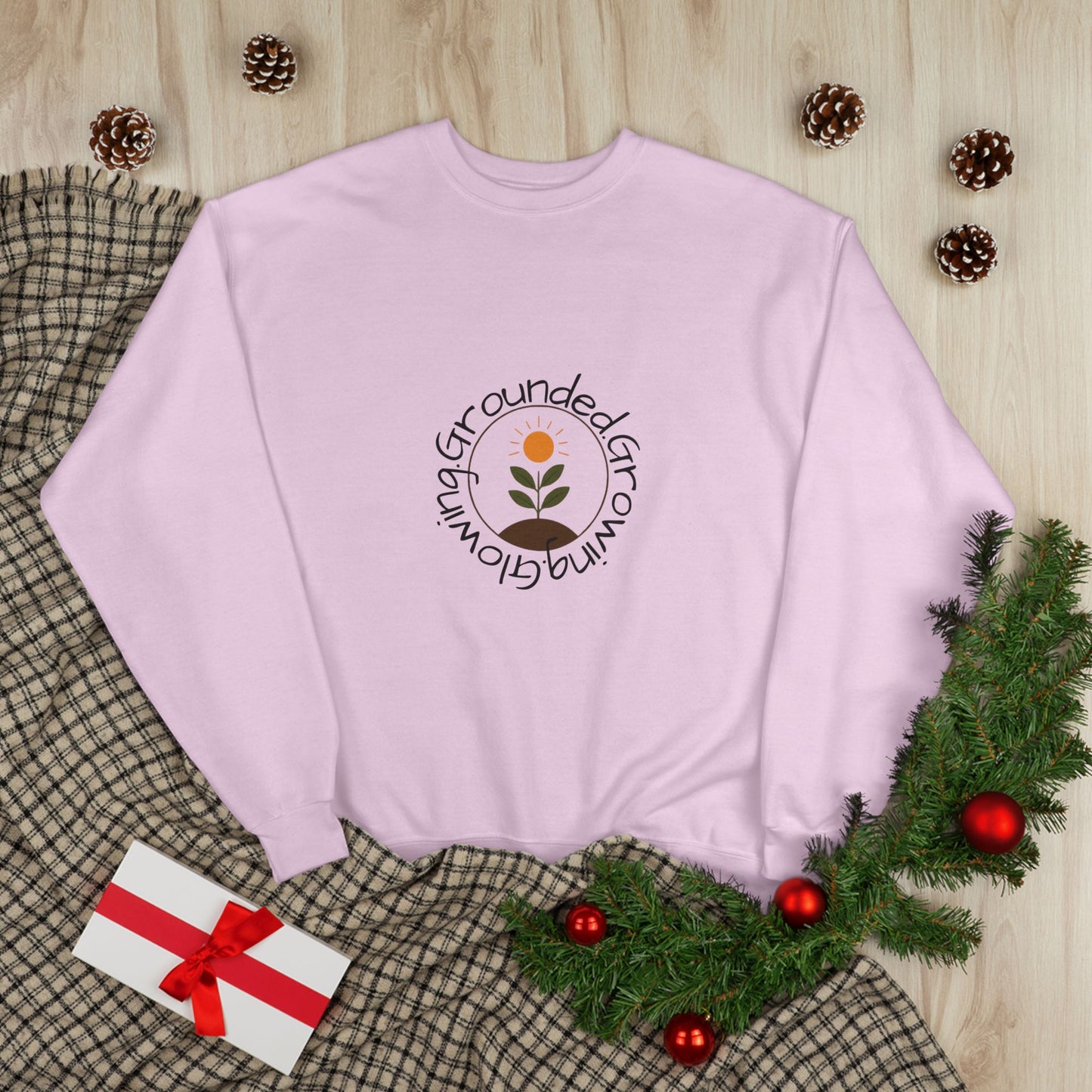 Grounded. Growing. Glowing. – EcoSmart® Crewneck Sweatshirt
