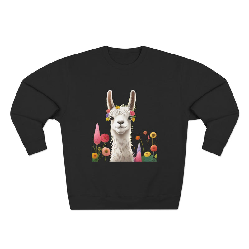 Groovey Bae Llama Crewneck Sweatshirt