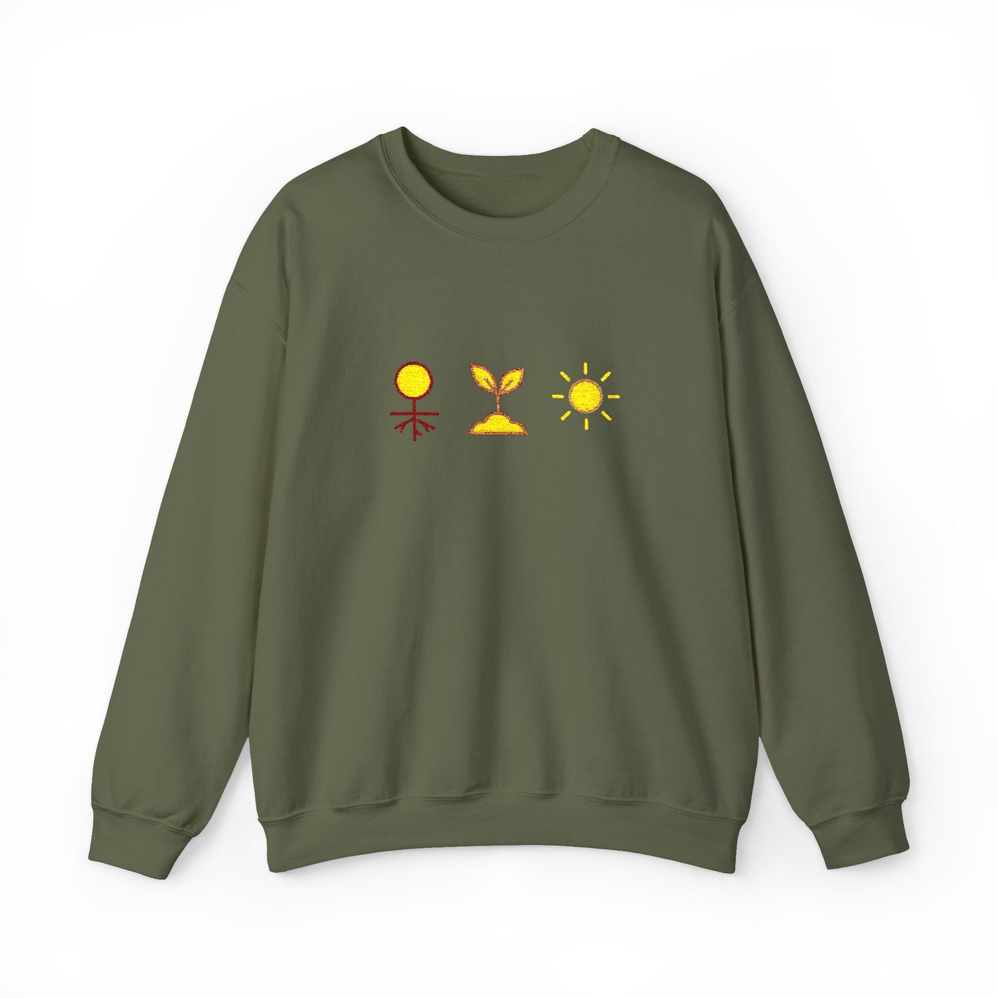 Grounded. Growing. Glowing Crewneck Sweatshirt