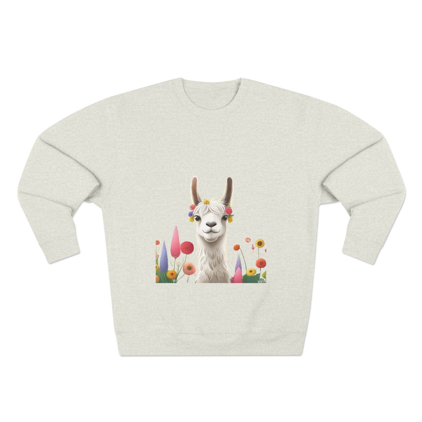 Groovey Bae Llama Unisex Crewneck Sweatshirt – Cozy Style with Playful Charm