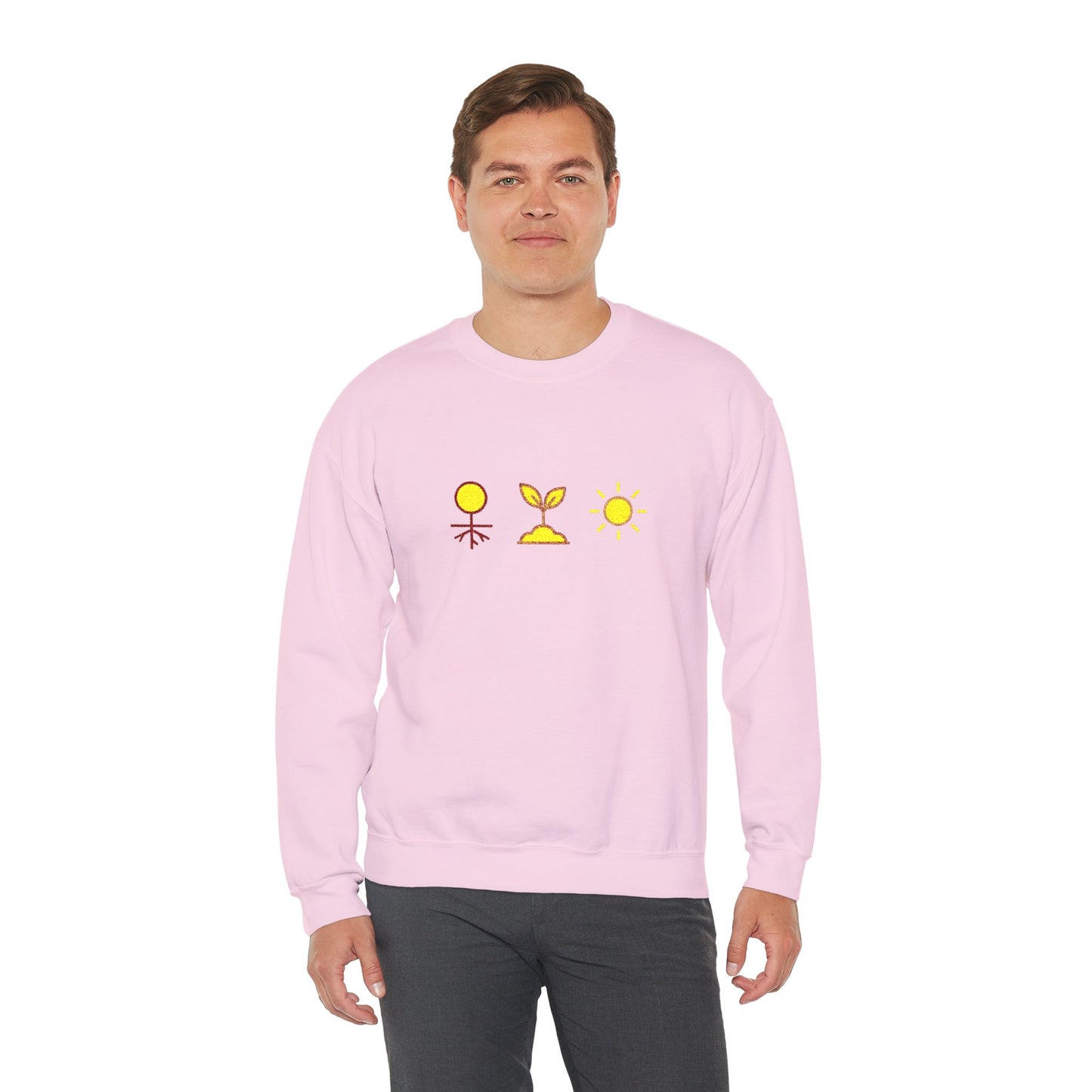 Grounded. Growing. Glowing Crewneck Sweatshirt
