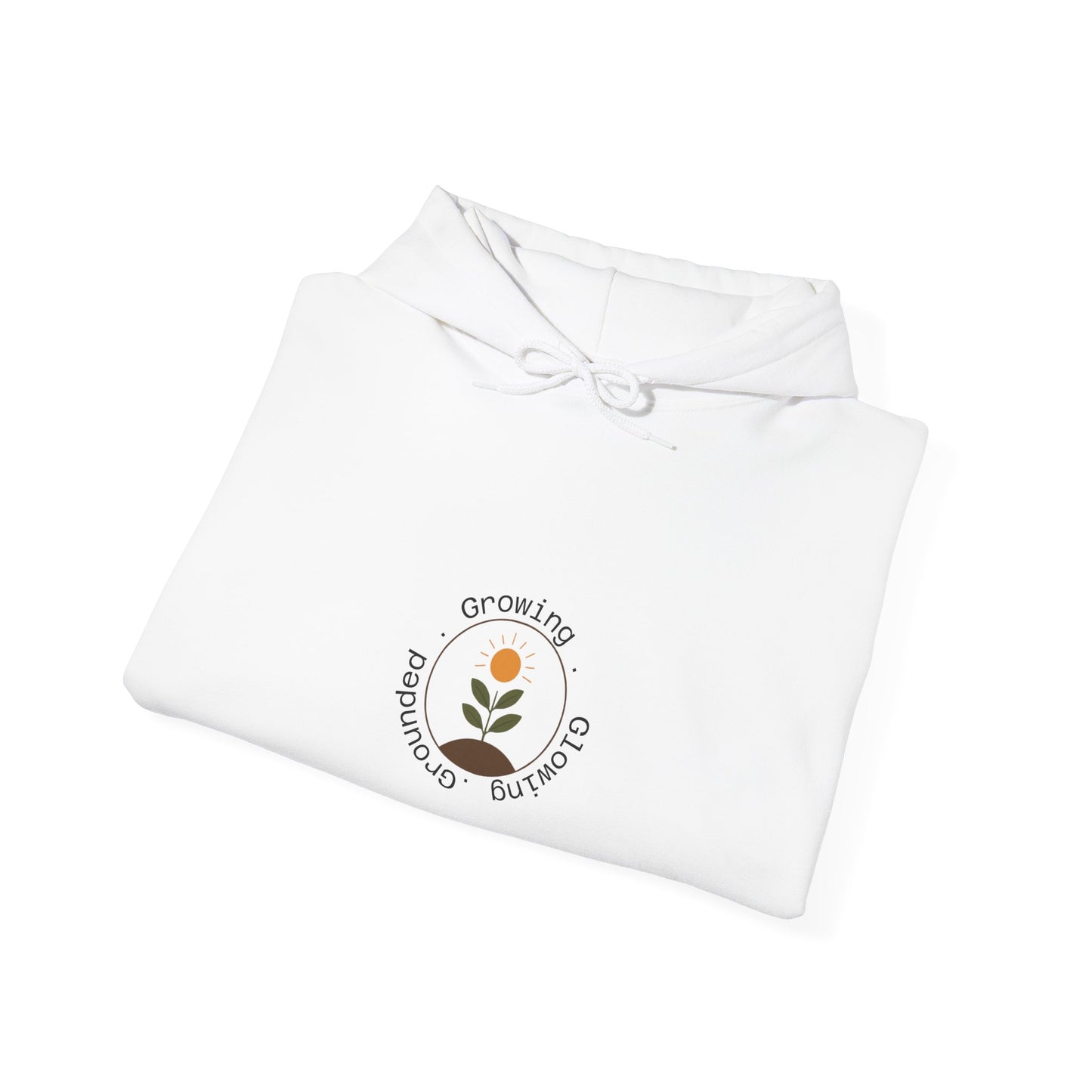 Grounded.Growing.Glowing Travel Hoodie