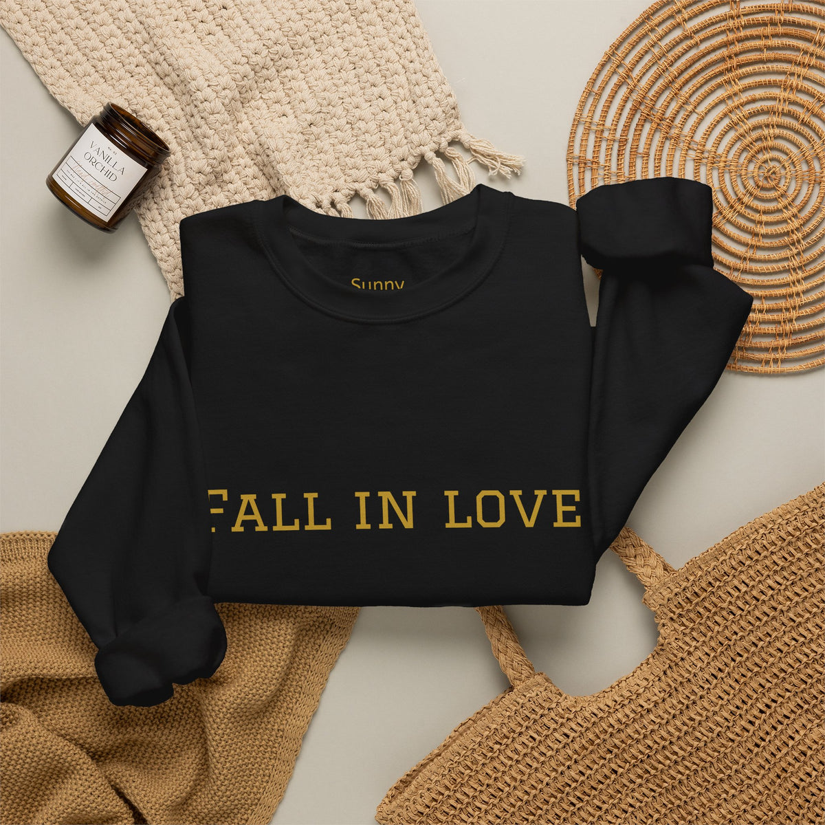 Fall in Love Again & Again – Birds Crewneck Sweatshirt