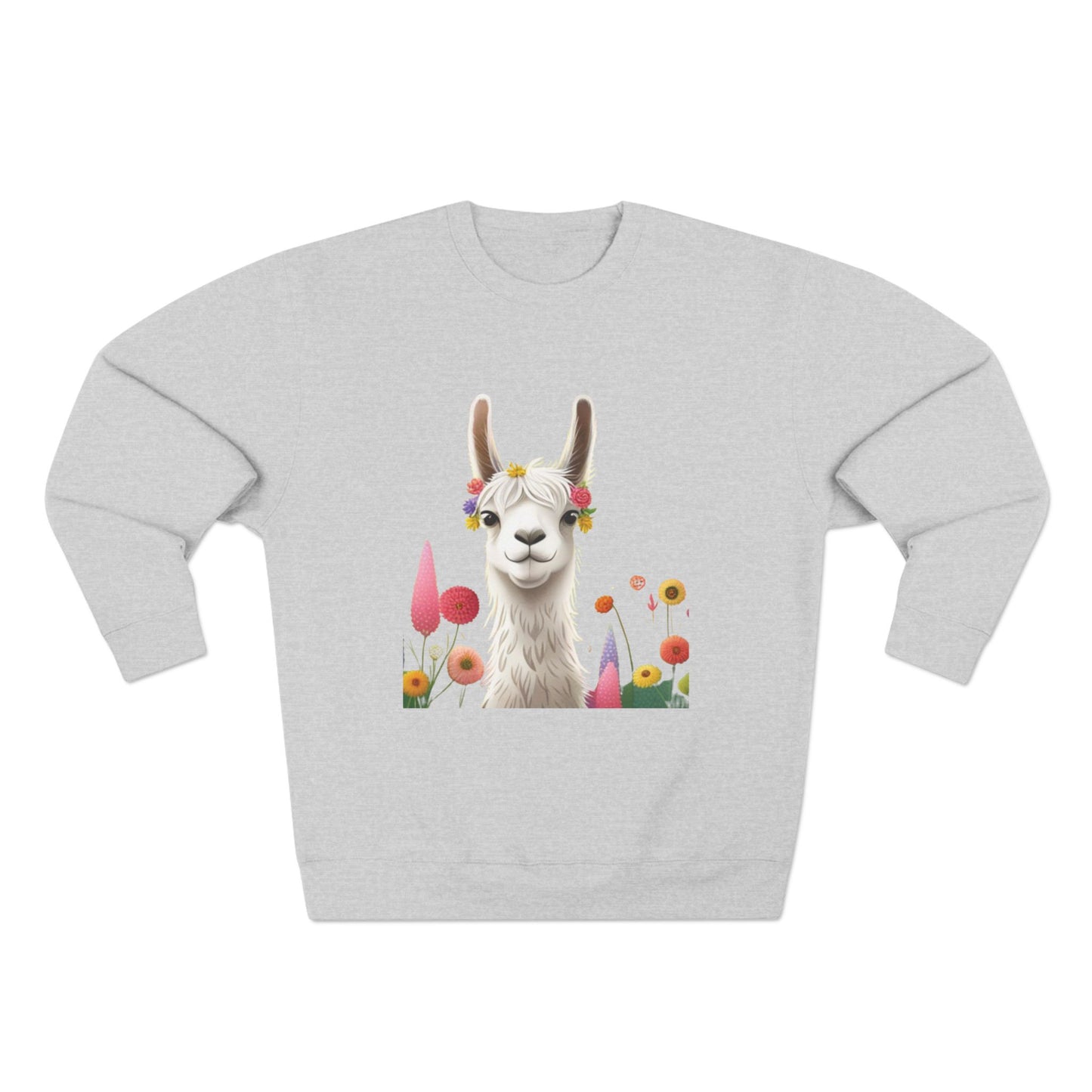 Groovey Bae Llama Unisex Crewneck Sweatshirt – Cozy Style with Playful Charm