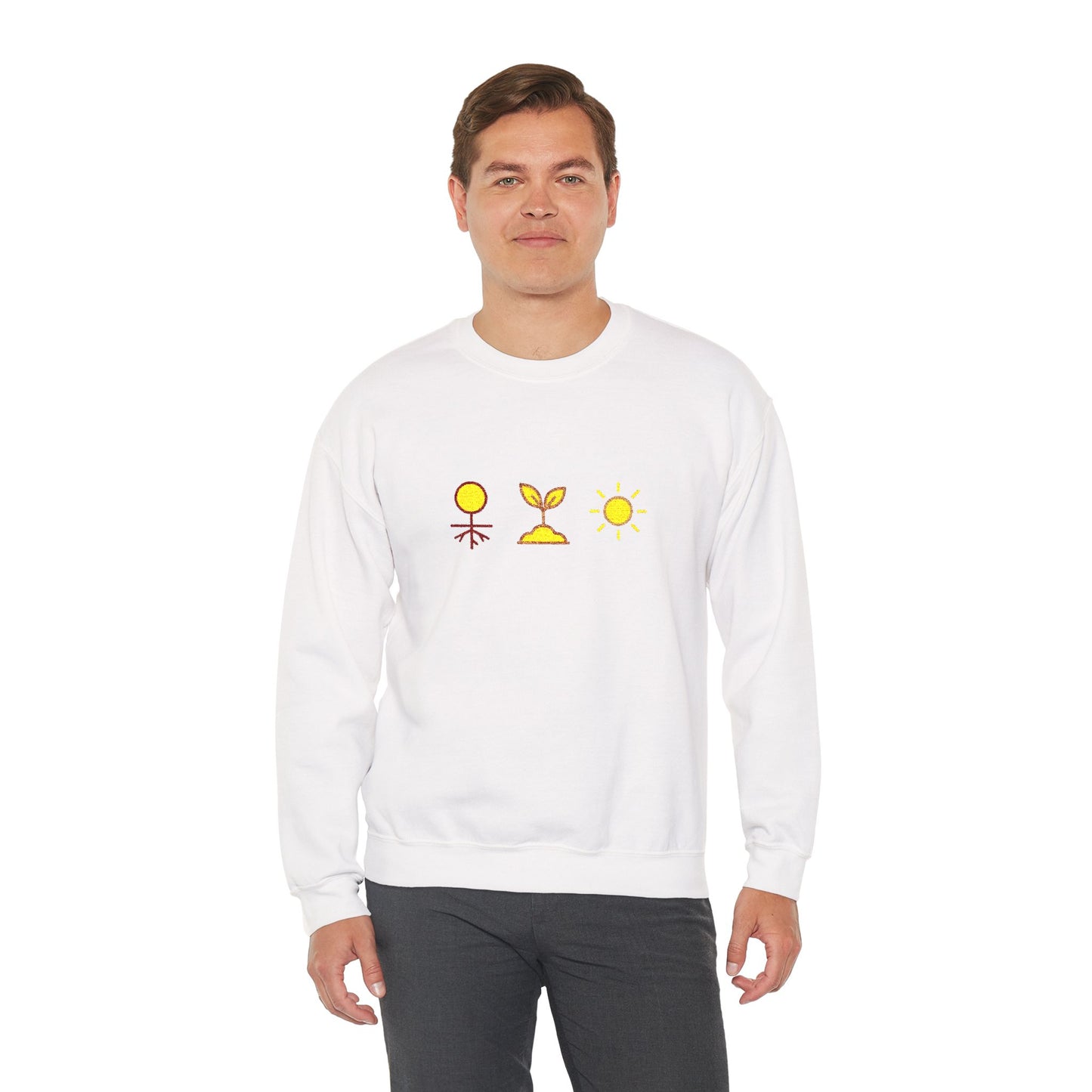 Grounded. Growing. Glowing Crewneck Sweatshirt