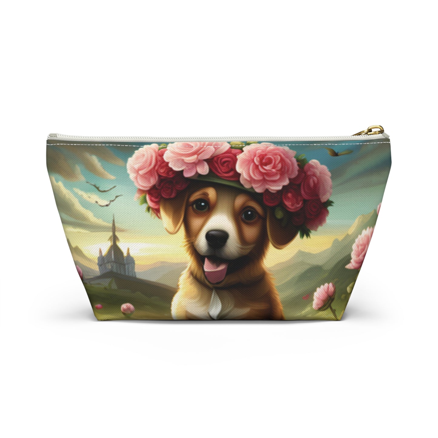 Flower Boy Accessory Pouch With T-bottom