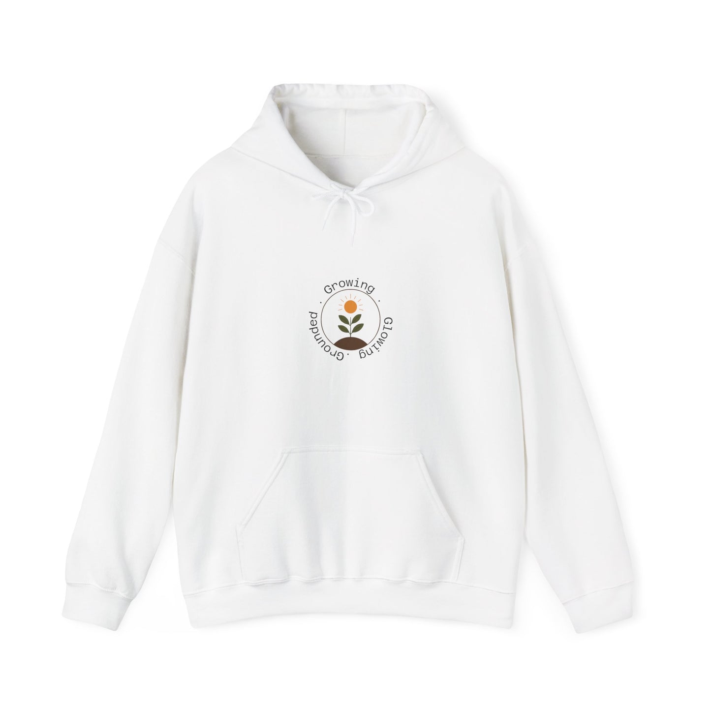 Grounded.Growing.Glowing Travel Hoodie