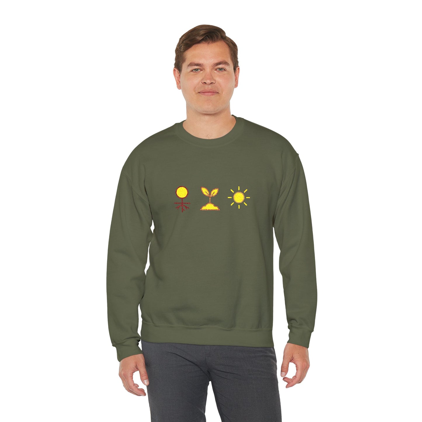 Grounded. Growing. Glowing Crewneck Sweatshirt