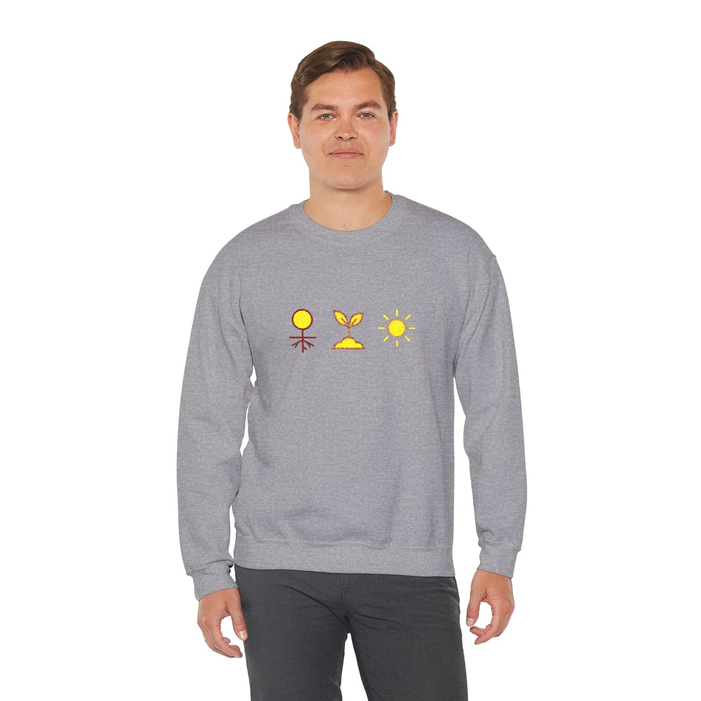 Grounded. Growing. Glowing Crewneck Sweatshirt