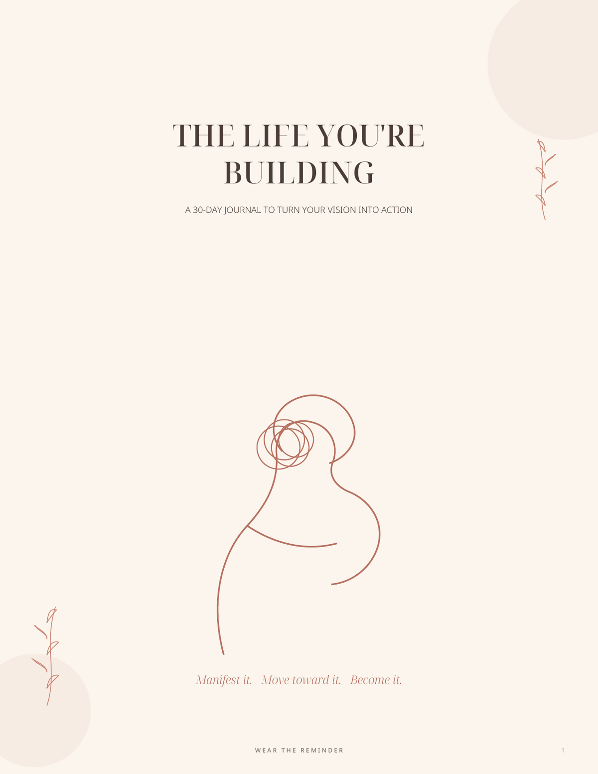 The Life You’re Building digital journal preview page 1