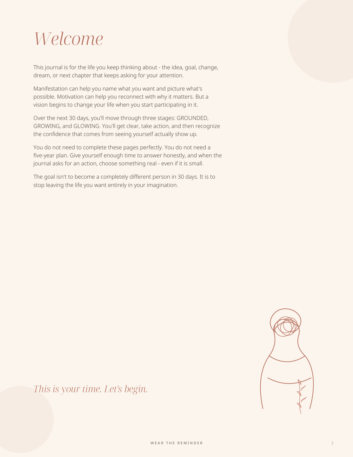 The Life You’re Building digital journal preview page 2